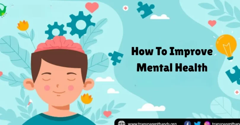 how to improve mental health
