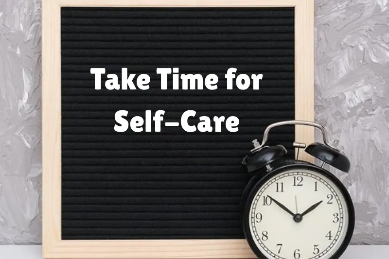 take time for self-care